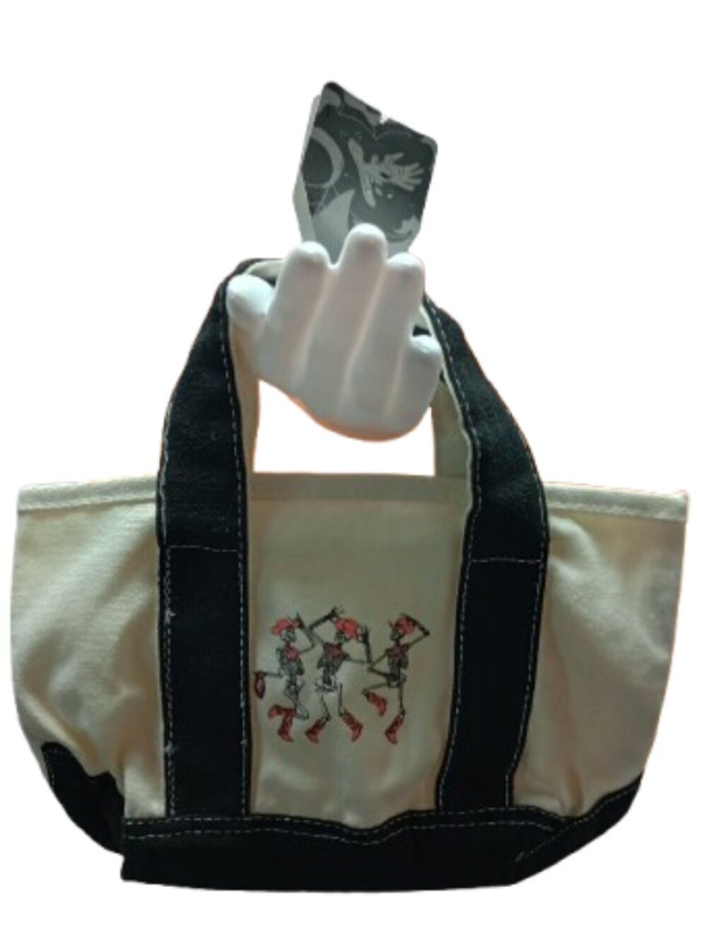 NWT Violet Skye Day of the Dead Skeletons Mini-Tote as Pictured